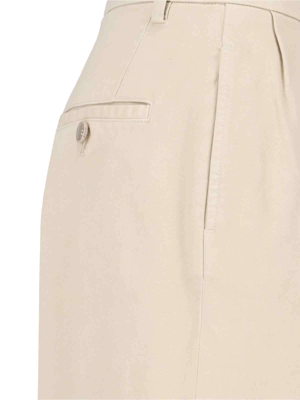 Aspesi Pleated Tailored Trousers In Brown