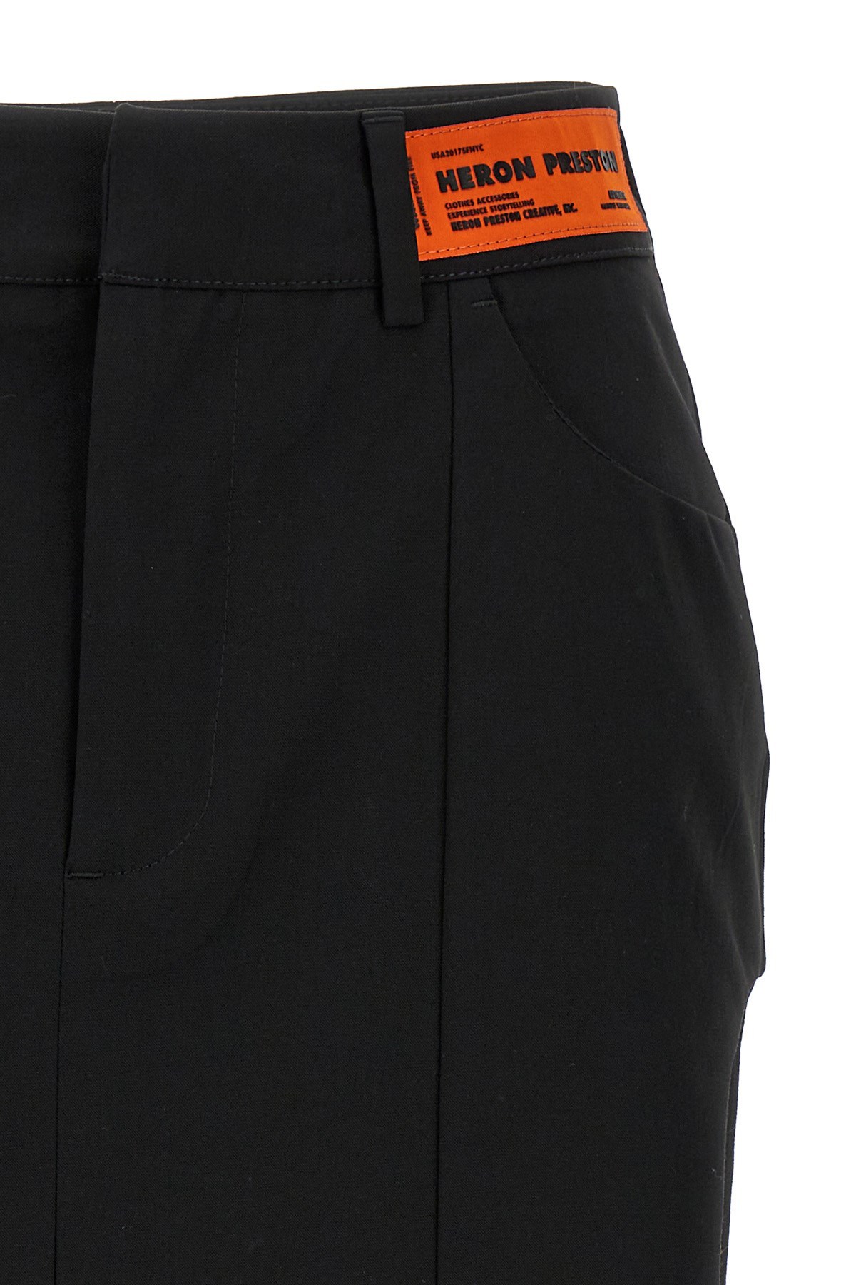 HERON PRESTON HERON PRESTON LOGO PATCH CUT-OUT SKIRT