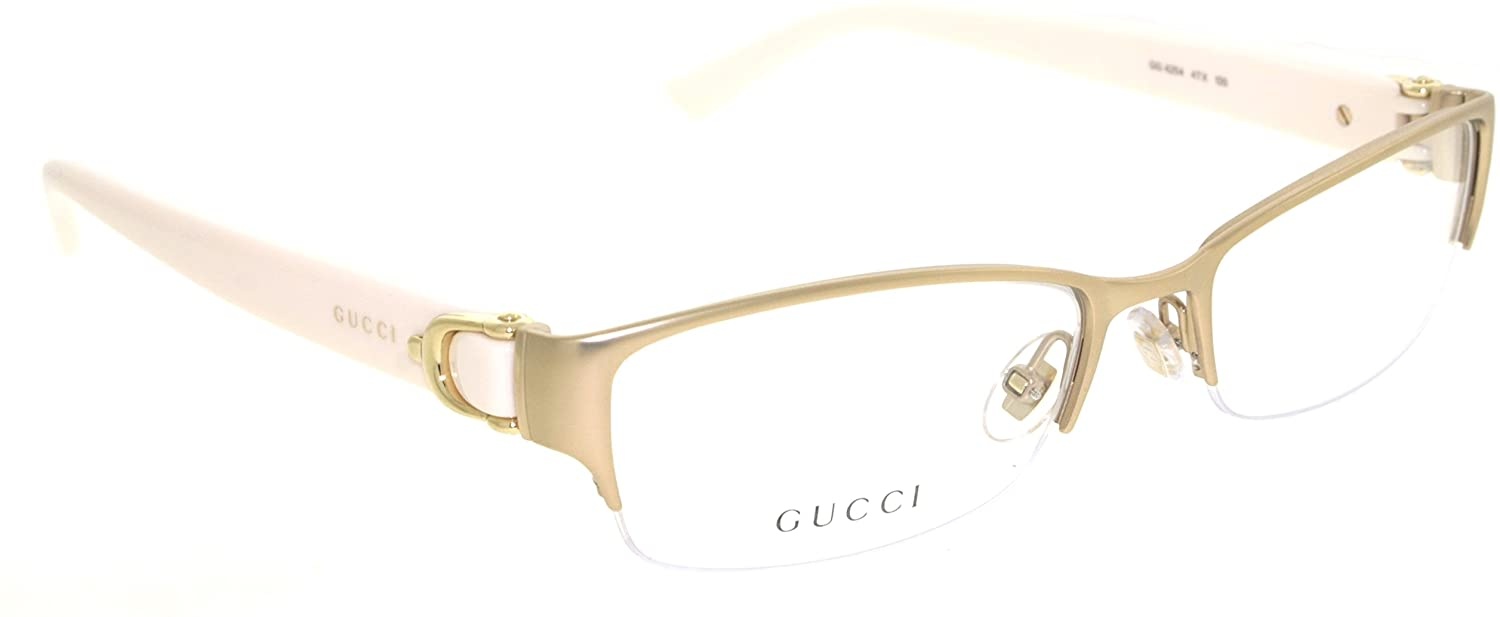 Gucci Logo Detail Flat Lens In White