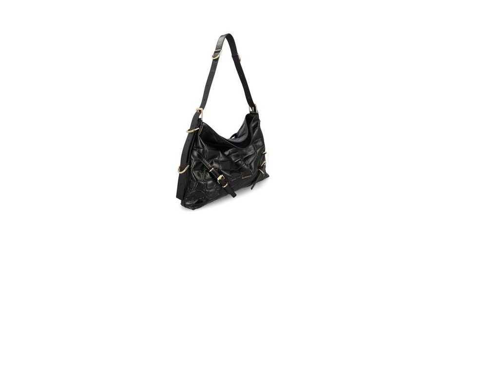 Givenchy Buckle Detailed Shoulder Bag In Black