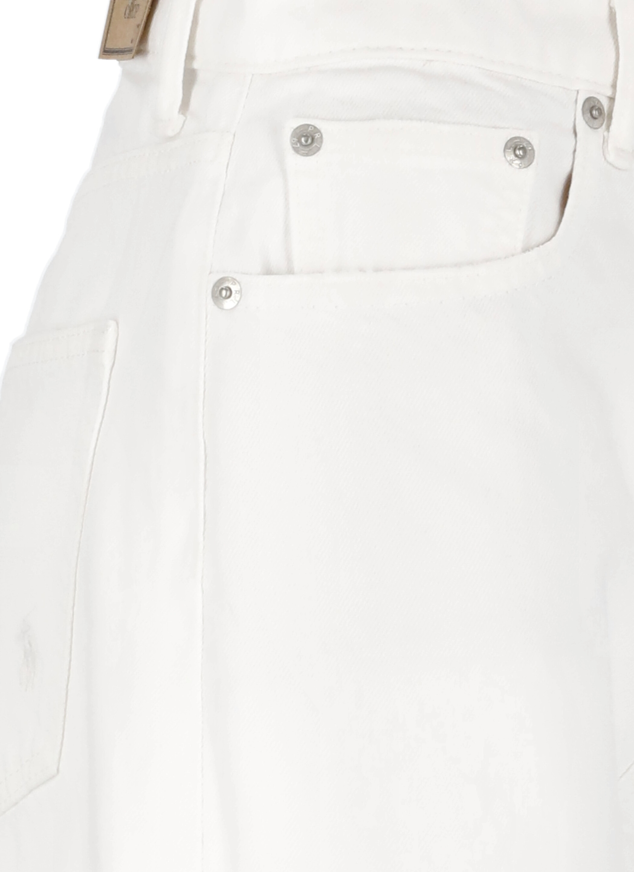Polo Ralph Lauren Cropped Wide-leg Jeans In White
