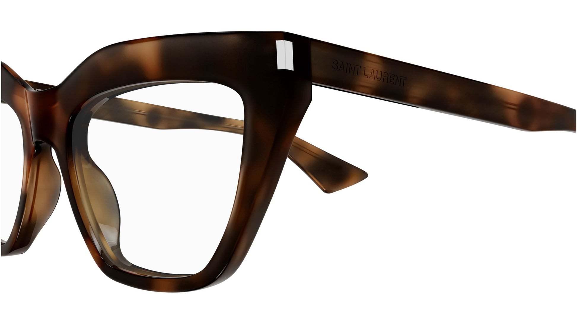 Saint Laurent Cat's Eye Glasses In Black