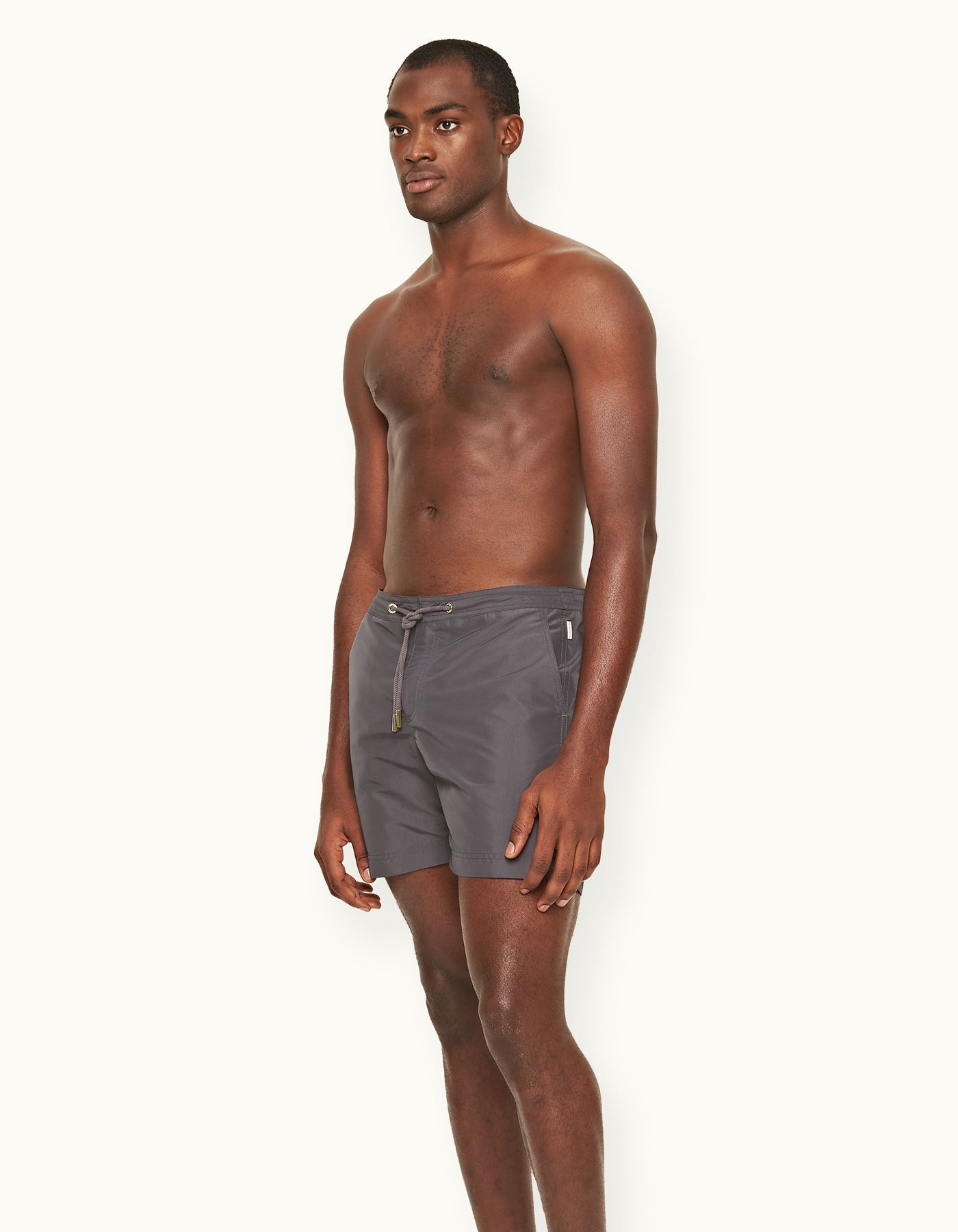 Orlebar Brown Men's Bulldog Drawcord Swim Shorts In Black