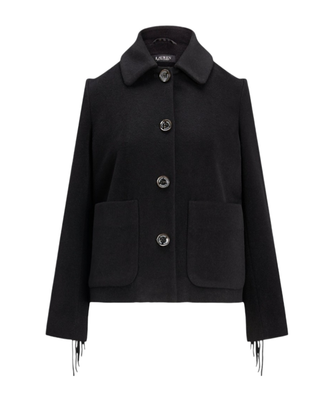 Polo Ralph Lauren Long-sleeved Casual Jacket In Black