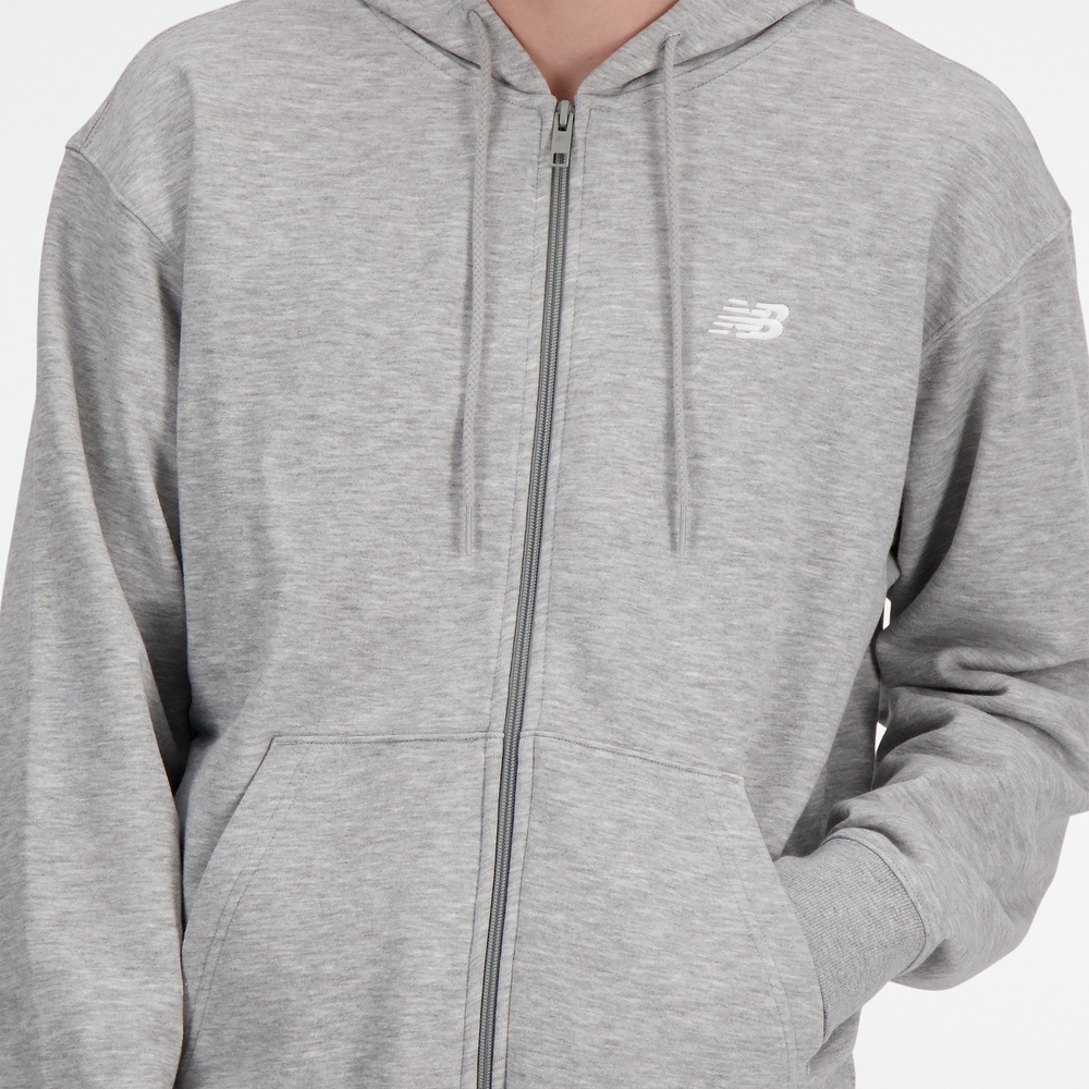 ★★New Balance★★ NBN0F12201 UNI PREMIUM LOGO HOODIE GRAY Shop New Balance Brushed Back Small Logo Hoodie MT41511-AG