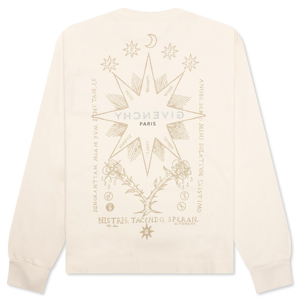 Givenchy Long Sleeve T-shirt In White