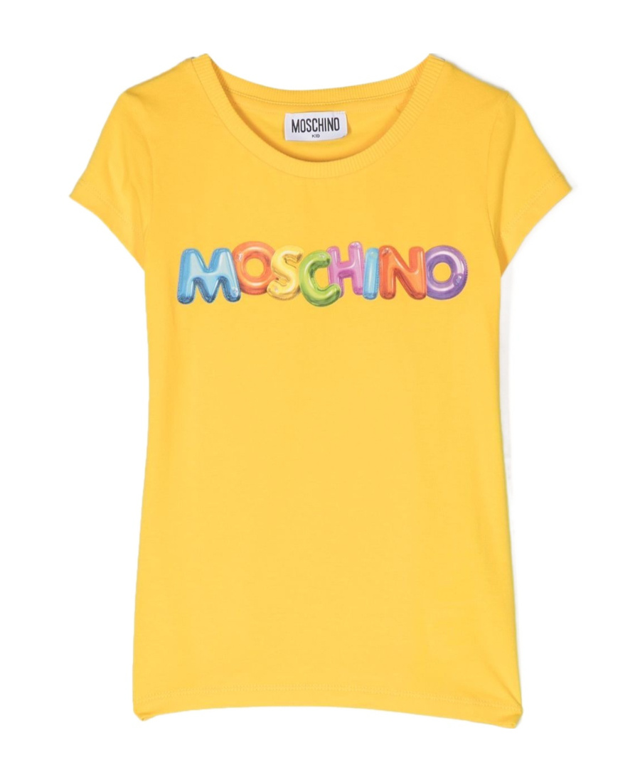 MOSCHINO LOGO-PRINT SHORT-SLEEVE T-SHIRT