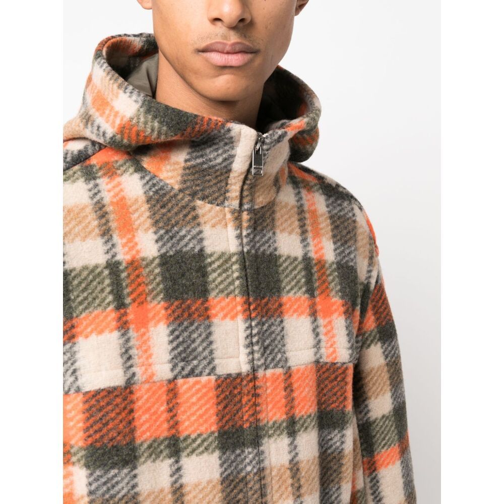 Isabel Marant Kurt Plaid Check-pattern Jacket In Multicolor