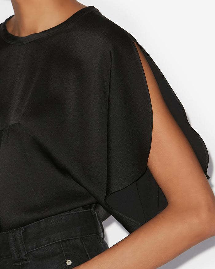 Shop Isabel Marant Karlita Top In Black