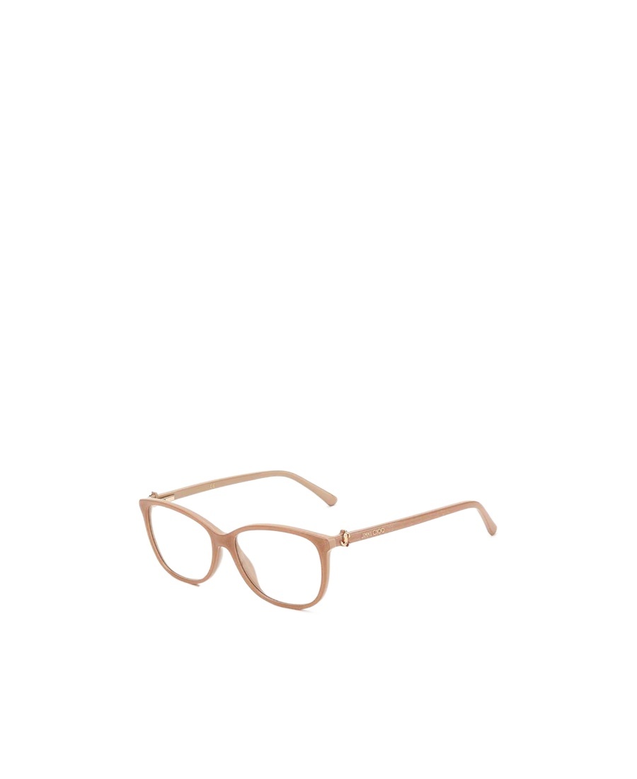 Jimmy Choo Eyewear Square Frame Glasses In Pink