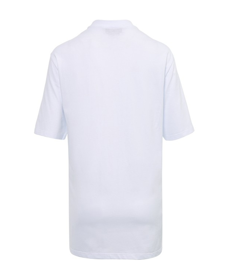 Msgm Printed Short-sleeved T-shirt In White