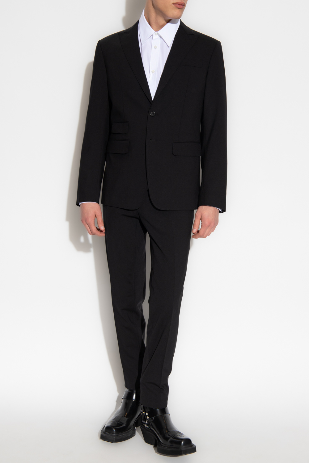 Dsquared2 Two-piece Single-breasted Suit In Black