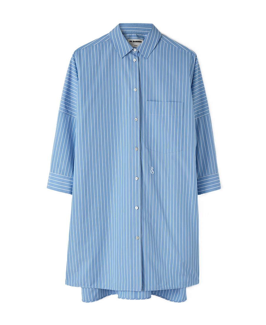 Jil Sander Shirts In Blue
