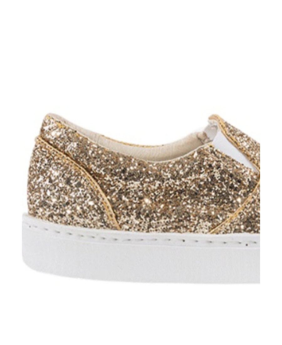 Chiara Ferragni Logo Round-headed Casual Sports Shoes In White