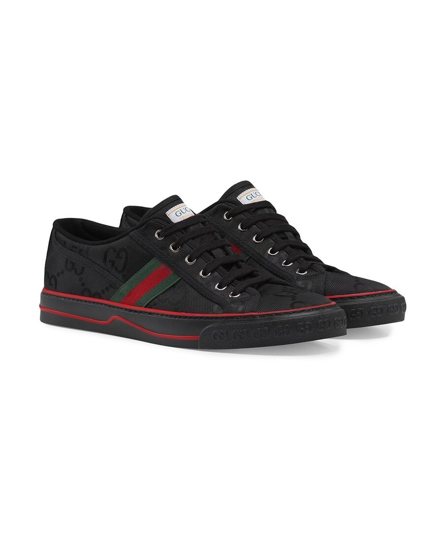 Gucci Off The Grid Gg Supreme Canvas Low-top Sneakers In Black