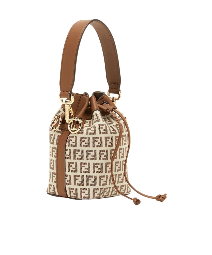 Fendi Luxurious Mini Handbag In Delicious Gianduia Color In Nude