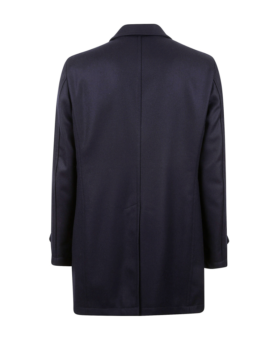Tagliatore Single-breasted Coat In Black