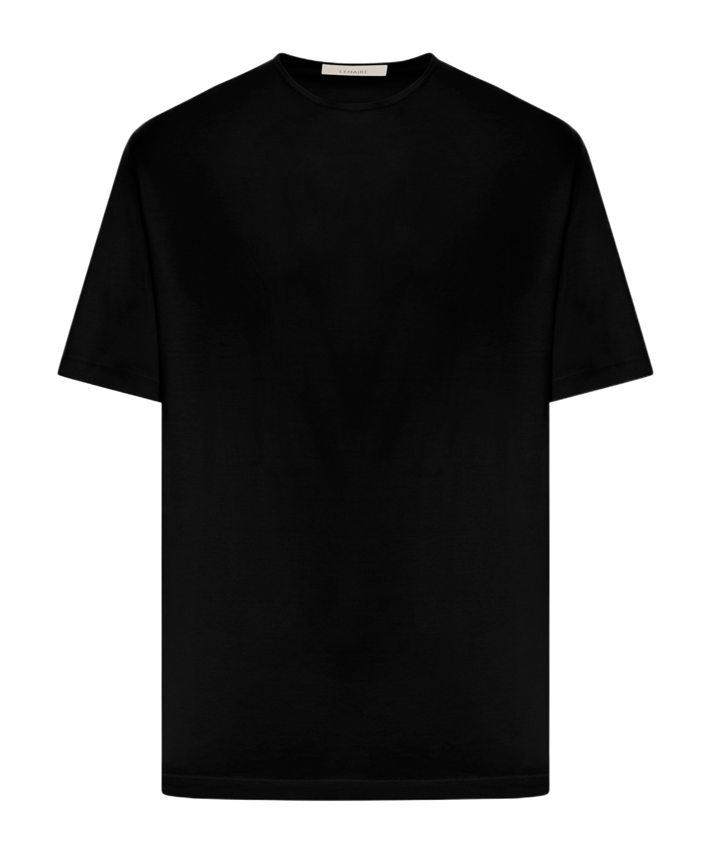 Lemaire Black Relaxed-fit T-shirt In Black