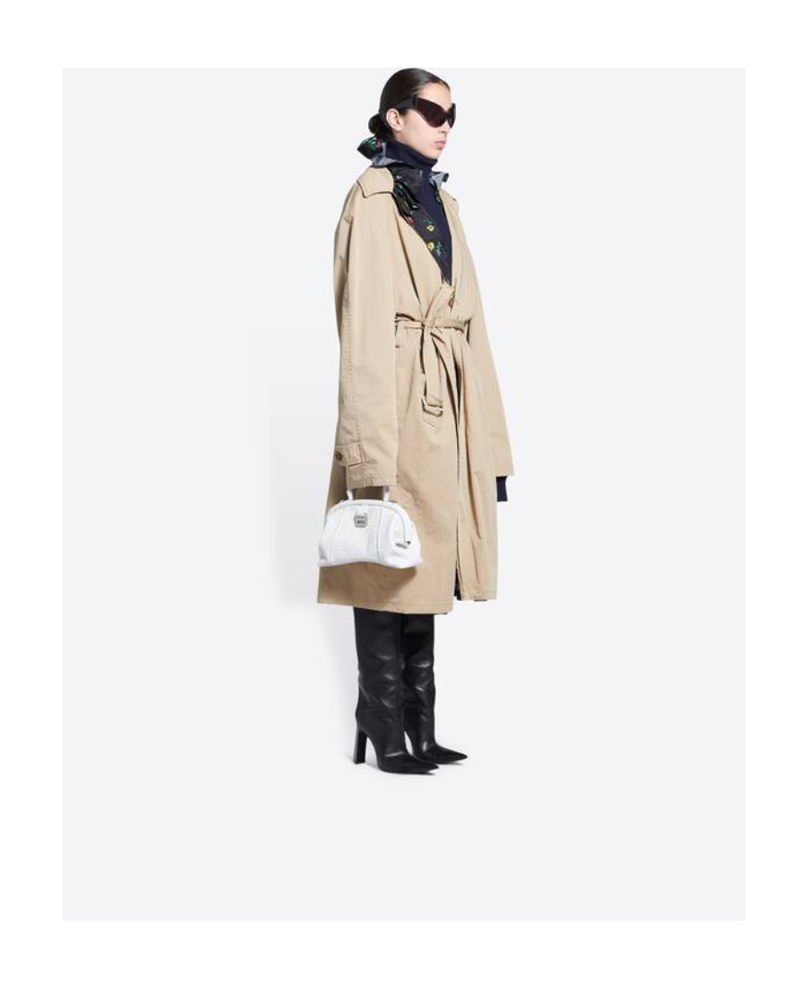 Balenciaga Frame S Tote Bag In White