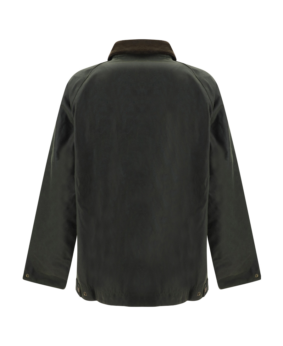 Barbour Bedale Coated-finish Jacket In Black
