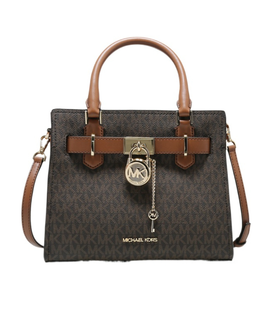 Michael Kors Hamilton Shoulder Bag In Black