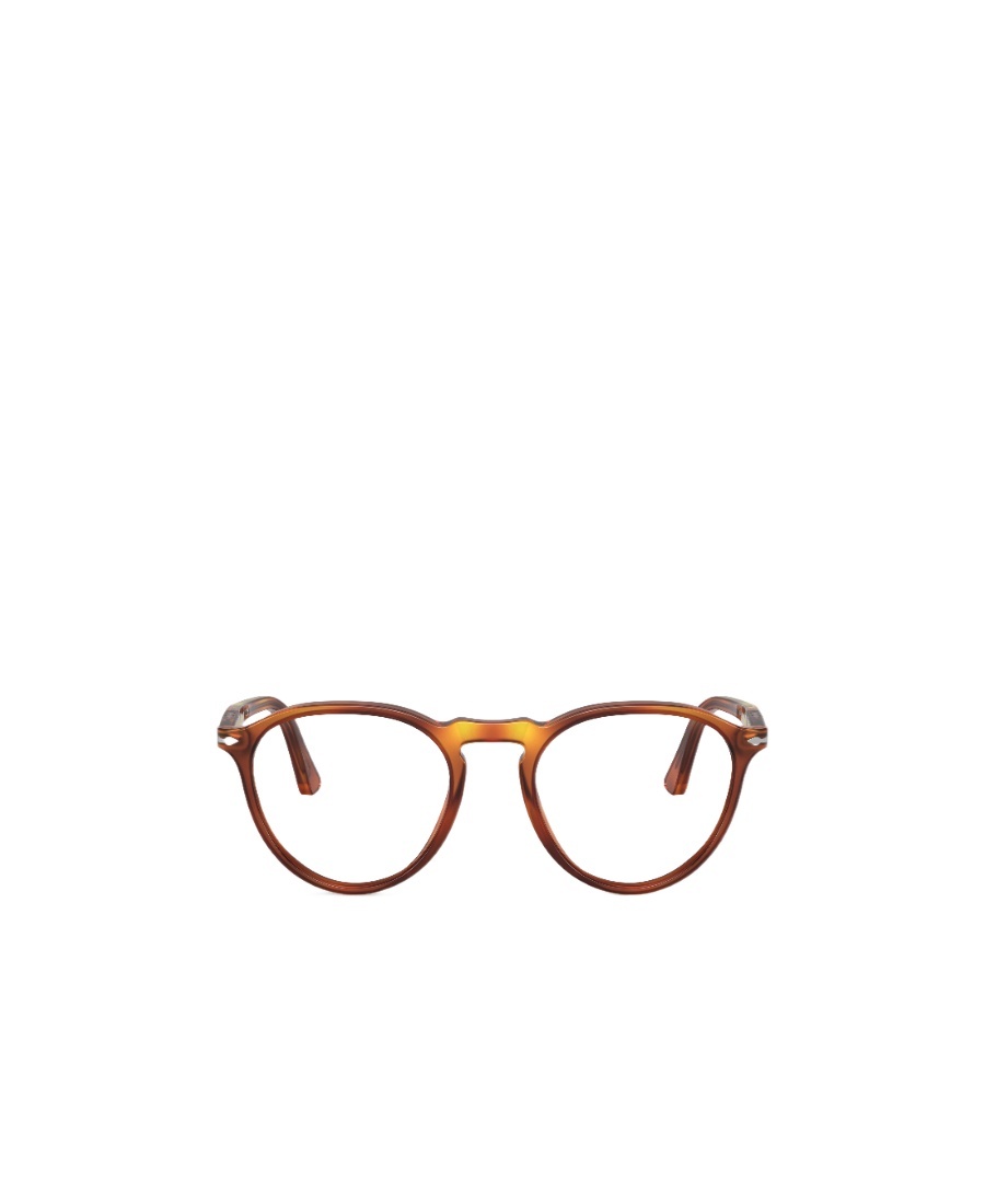 Persol Tortoiseshell-effect Round-frame Glasses In Brown