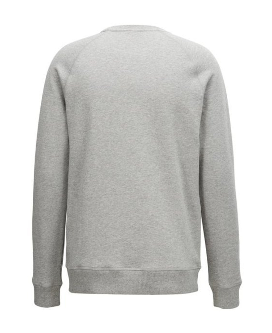 HUGO BOSS EMBROIDERED ROUND-NECKED SWEATER