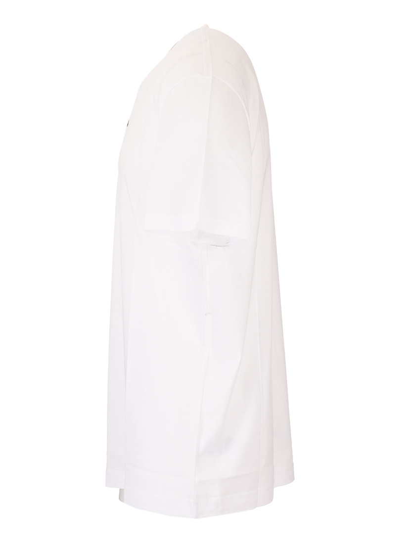 Dolce & Gabbana Logo Embroidered Short-sleeve T-shirt In White
