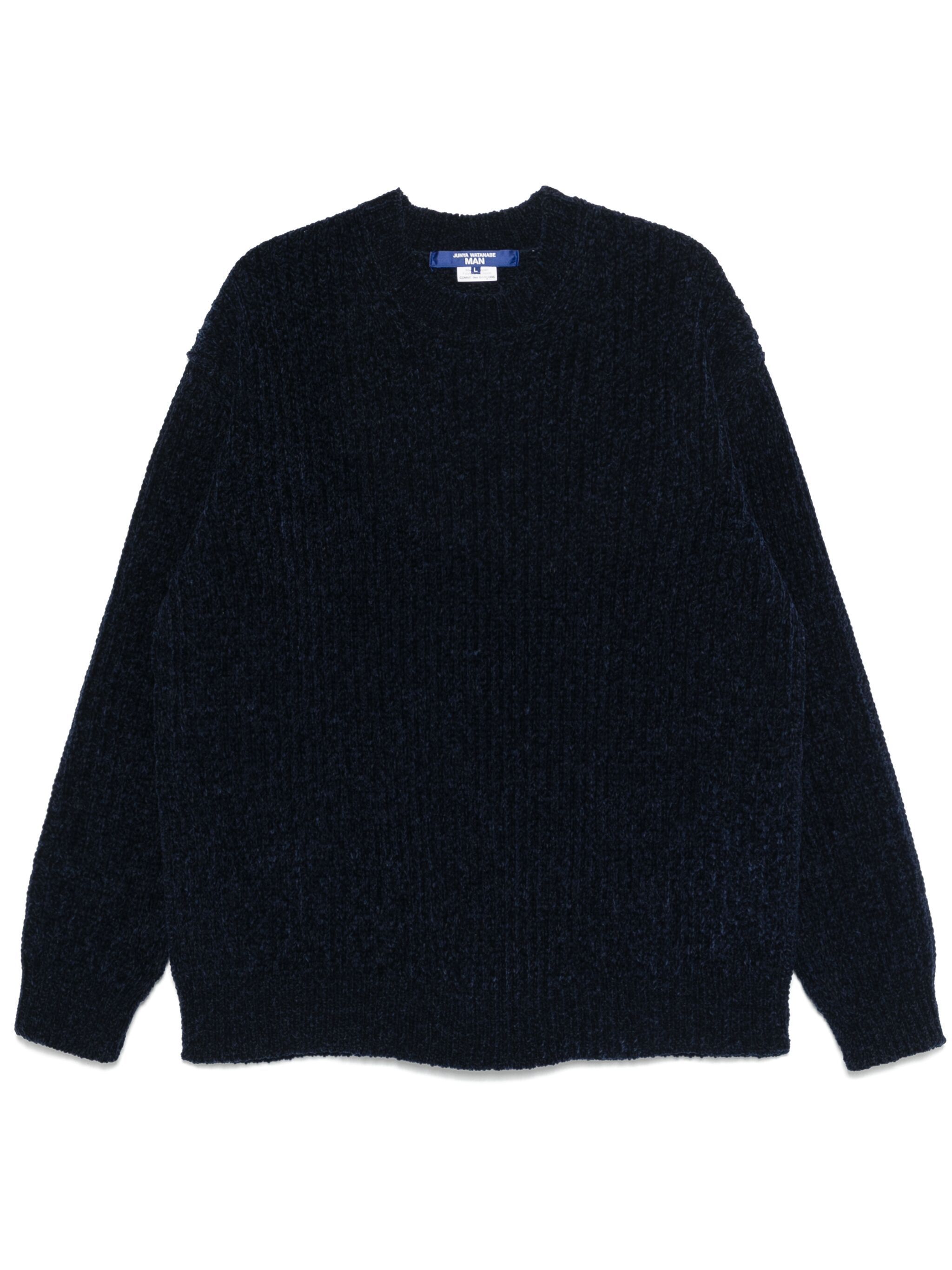 Junya Watanabe Wool Blend Jumper In Black