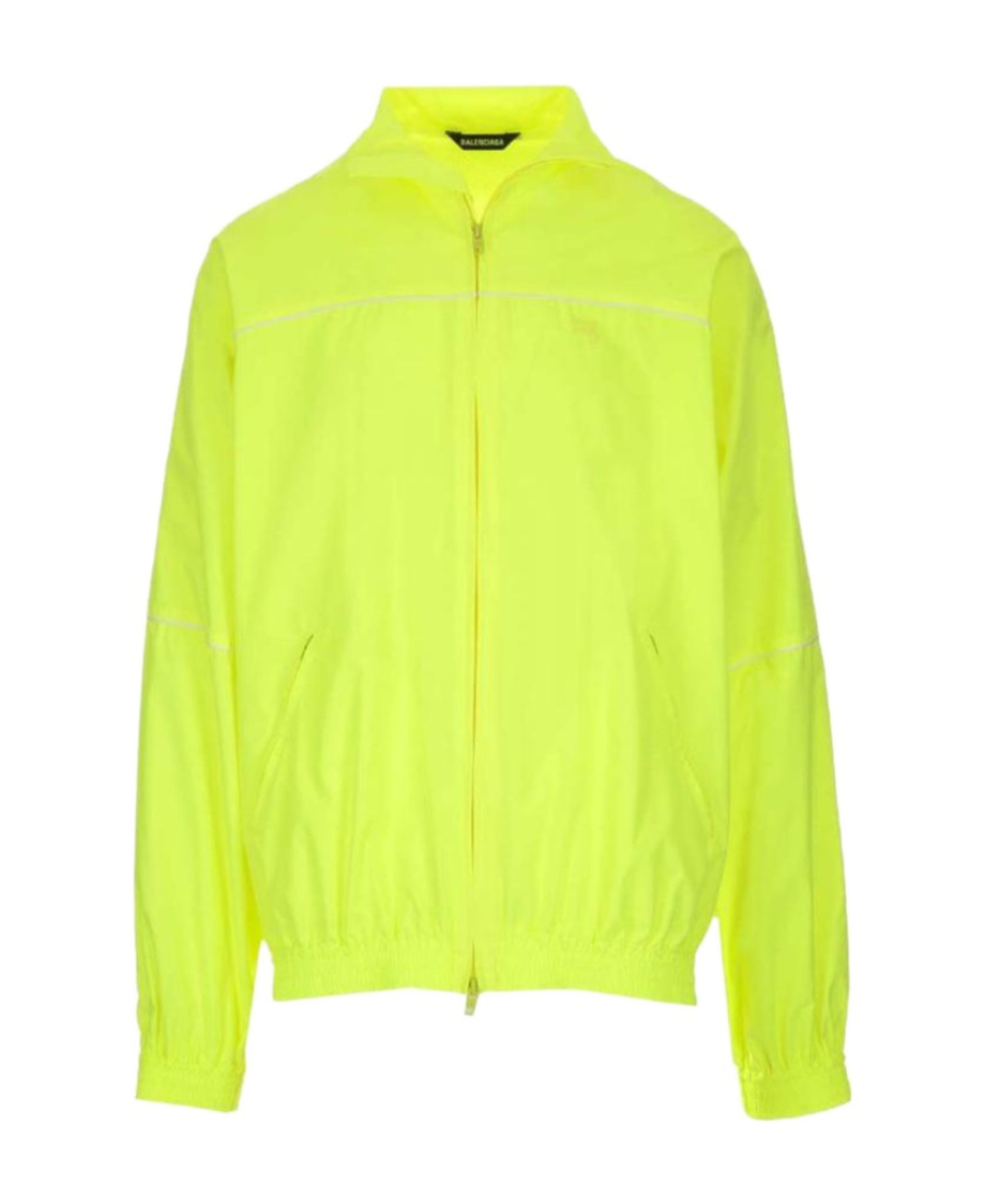 Balenciaga Fluorescent Track Jacket In Yellow