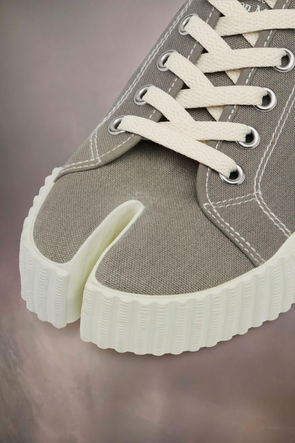 Maison Margiela Man Sneakers Grey Size 9 Textile Fibers In Gray
