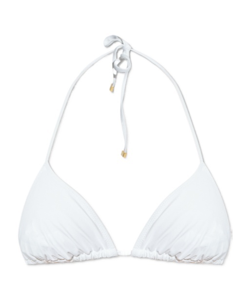 Dolce & Gabbana Triangle-cup Bikini Top In White