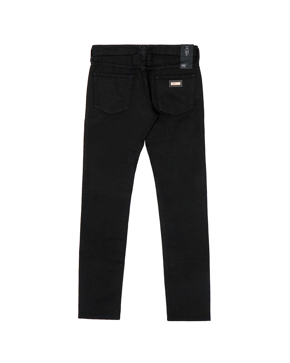 Shop Armani Collezioni Logo Jeans In Black