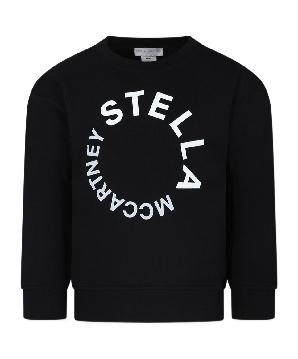 Stella Mccartney Long-sleeved Hoodie In Black
