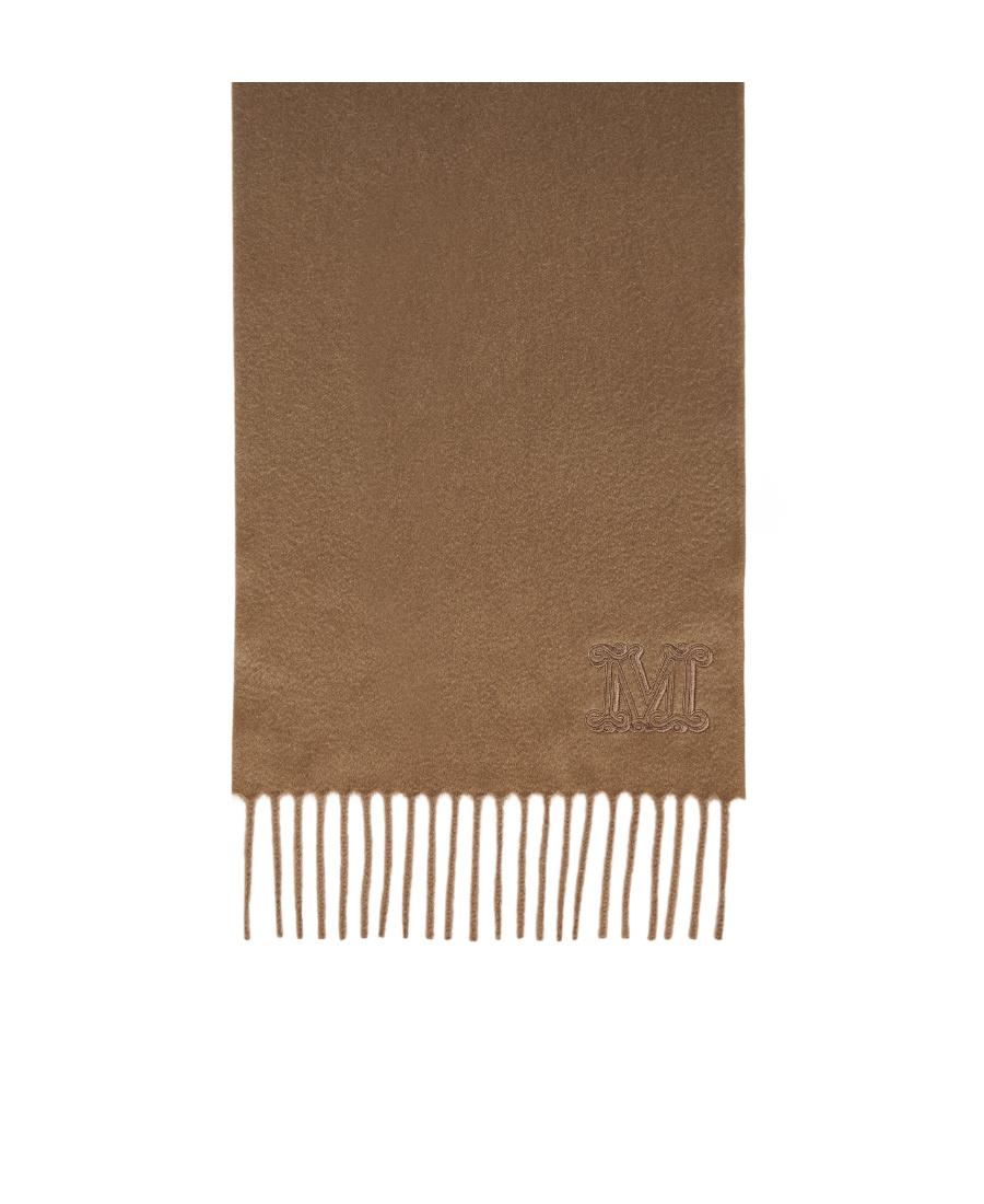 MAX MARA EMBROIDERY CASHMERE SCARF