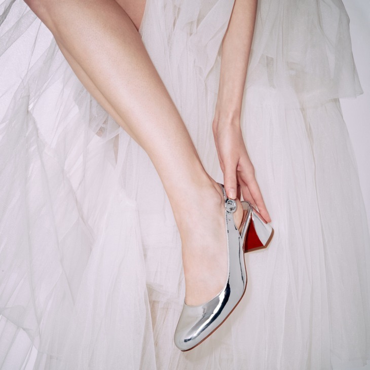 Christian Louboutin So Jane 60mm Pumps In Silver