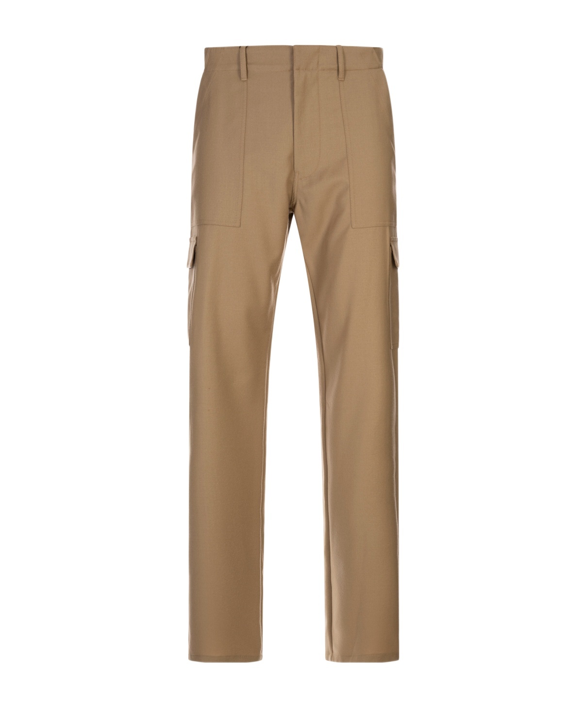 Etro Belt Loops Slacks In Brown