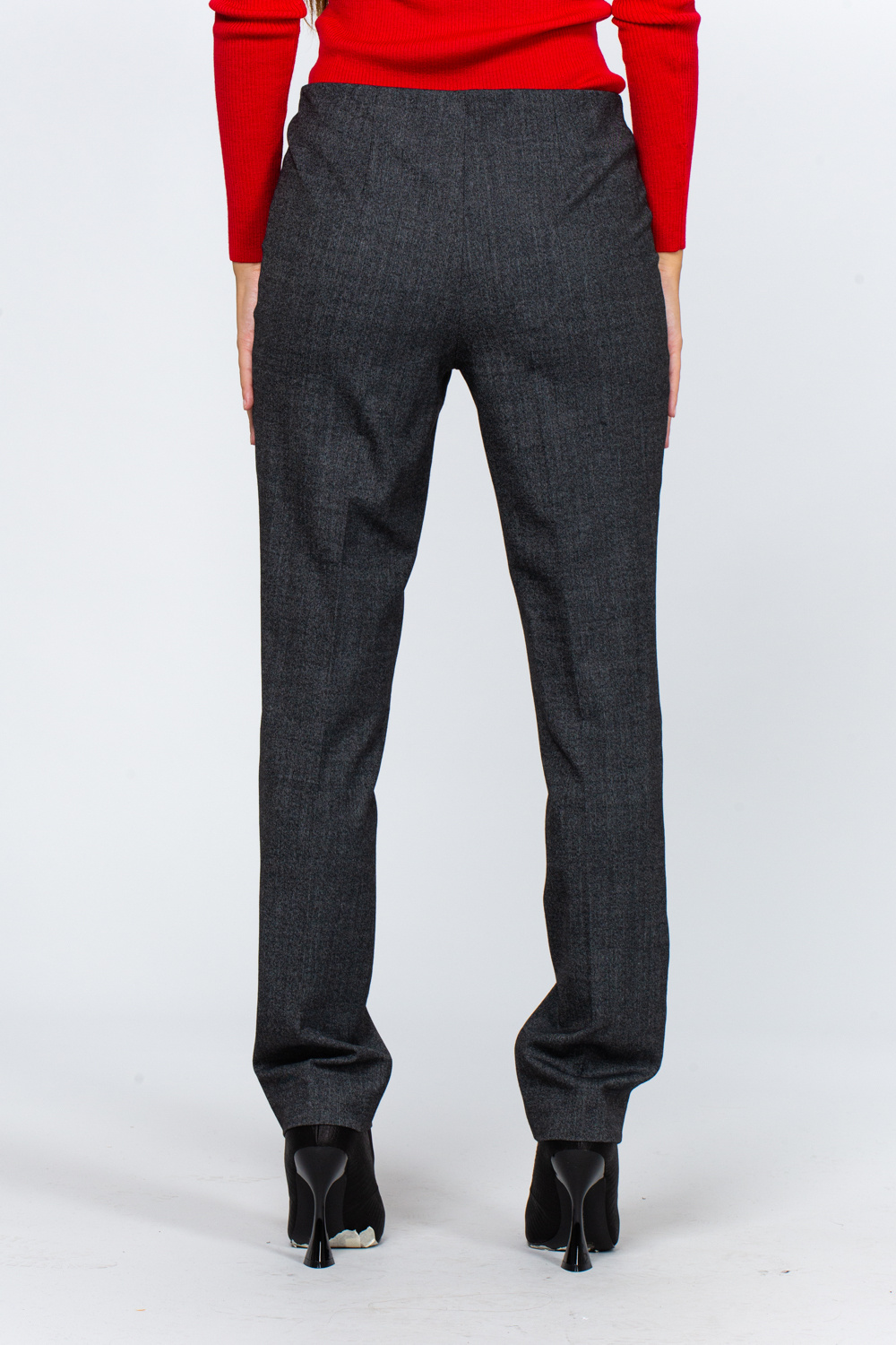 P.a.r.o.s.h Straight Leg Trousers In Black