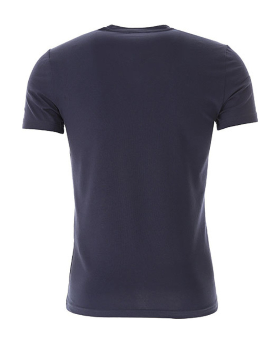 EMPORIO ARMANI ROUND COLLAR LOGO T-SHIRT TWO-PIECE SET