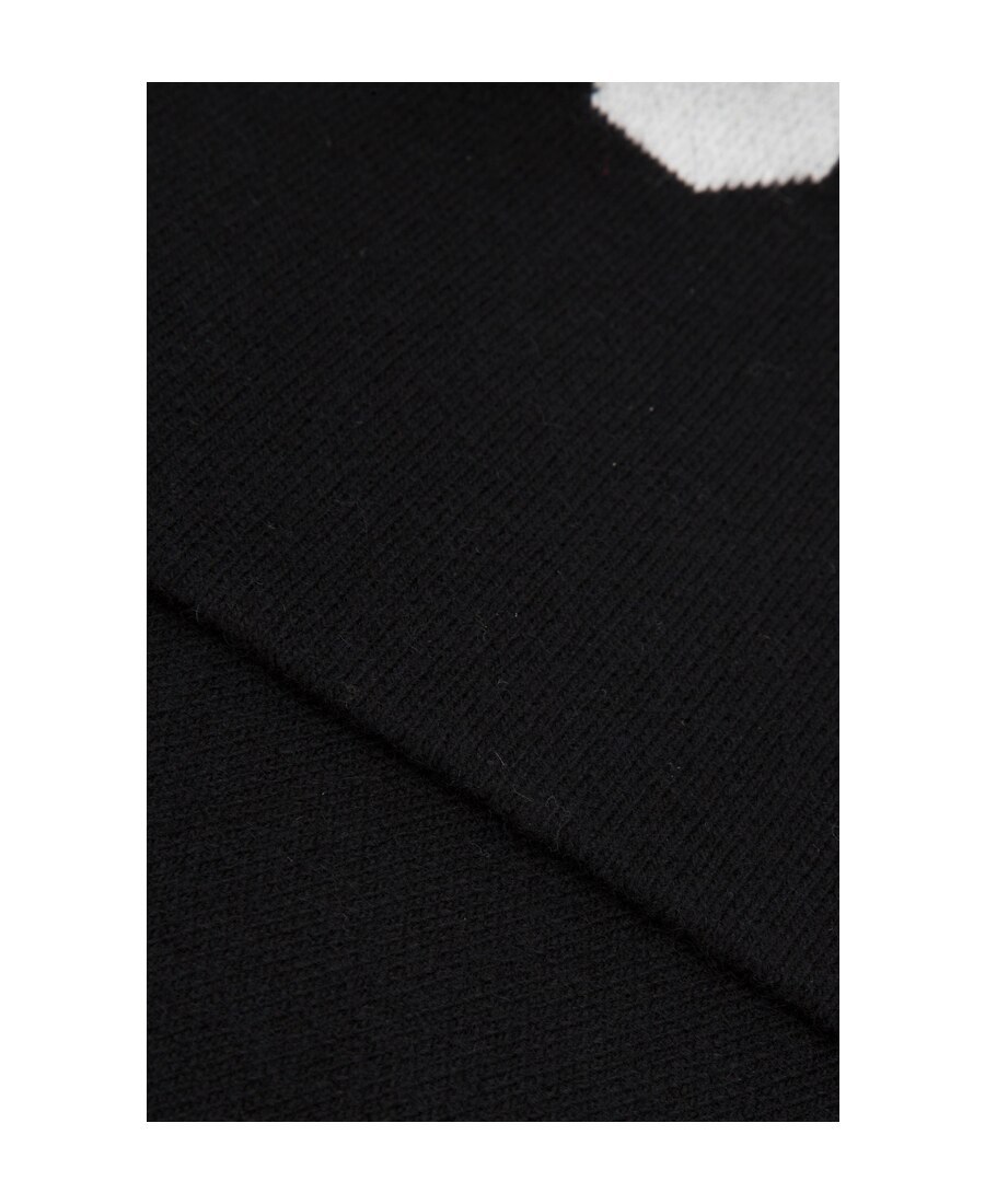 Dsquared2 Icon Print Scarf In Black