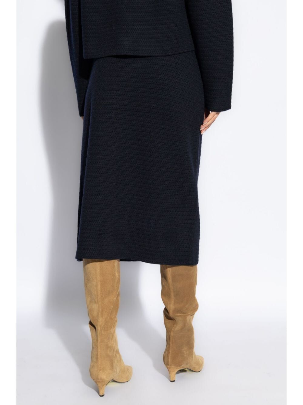 Fabiana Filippi Elastic Waist Skirt In Black