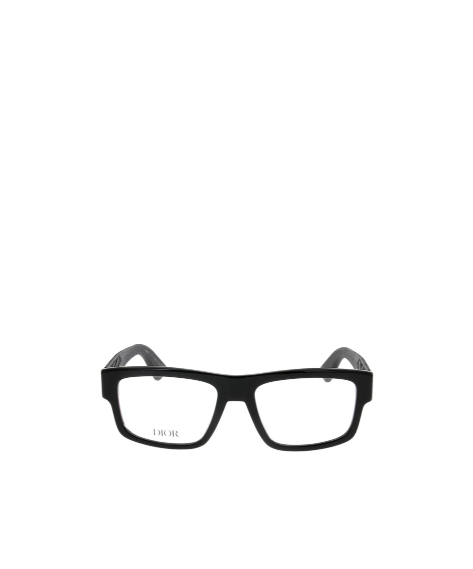 Dior Eyewear Rectangular Frame Glasses In Black