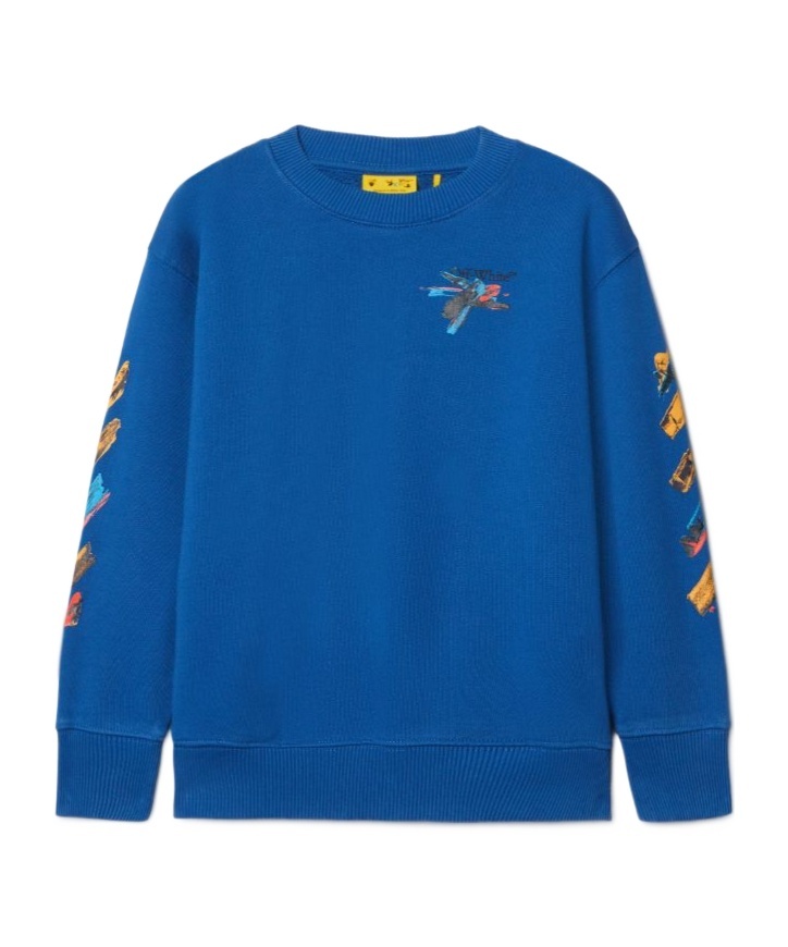 Off-white Arrow Sweater In Blue