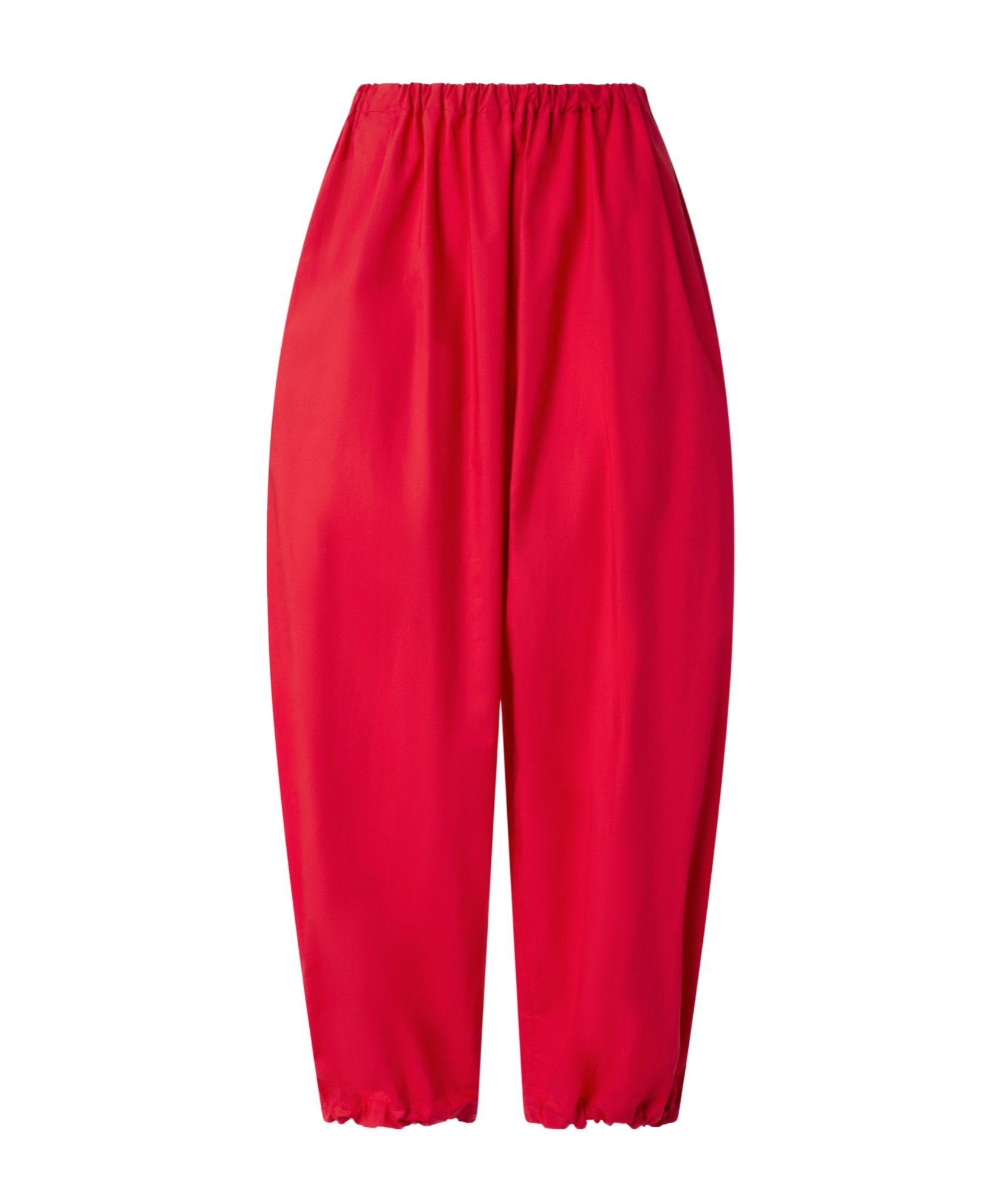 Pinko Lightweight Balloon Pants With Drawstring In Red