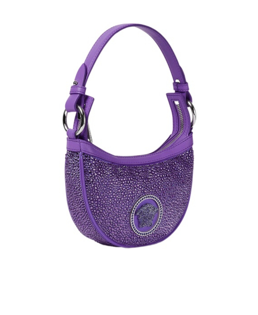 VERSACE VERSACE MEDUSA-MOTIF EMBELLISHED TOTE BAG