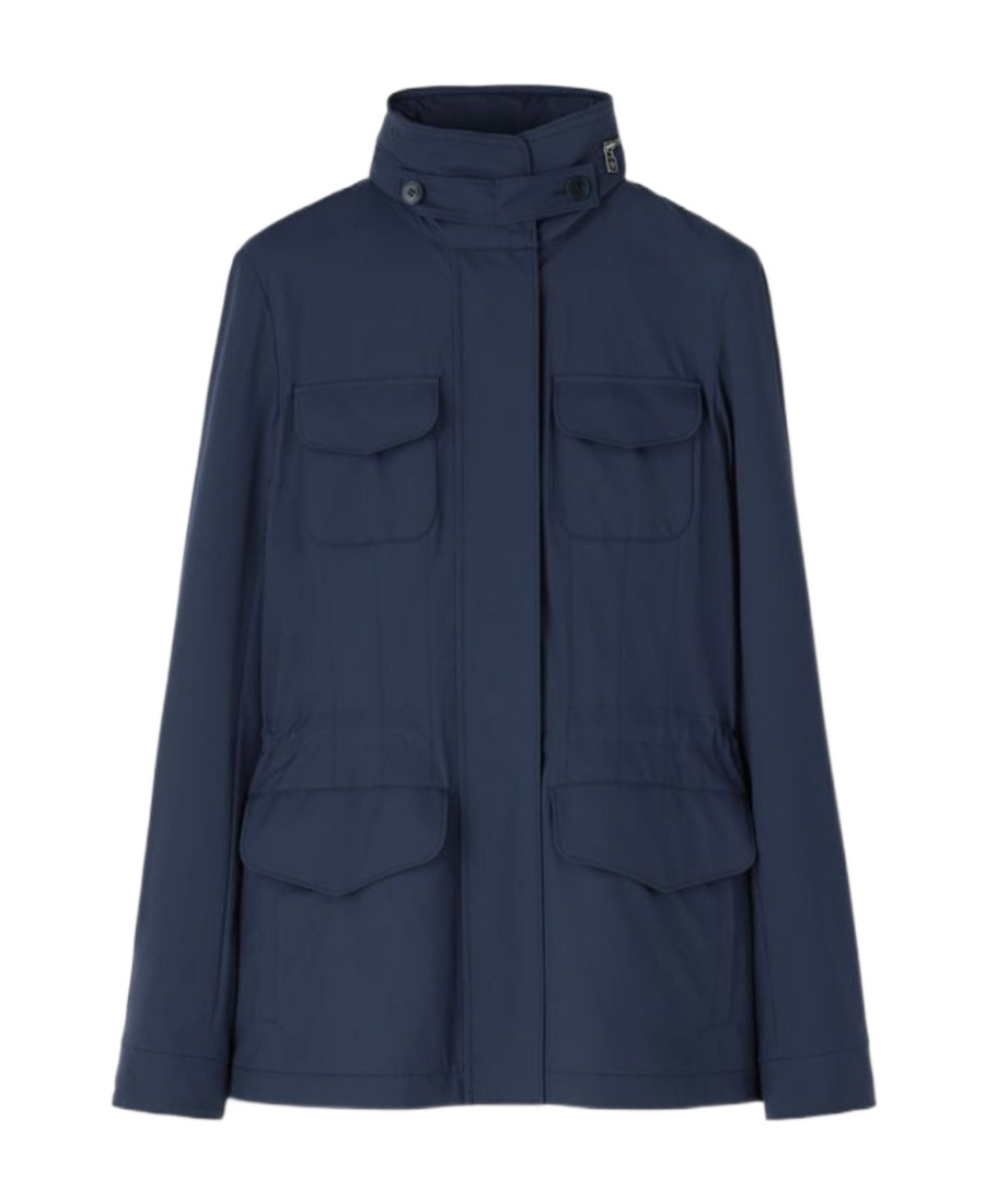 Loro Piana Zipped Fitted Jacket In Blue