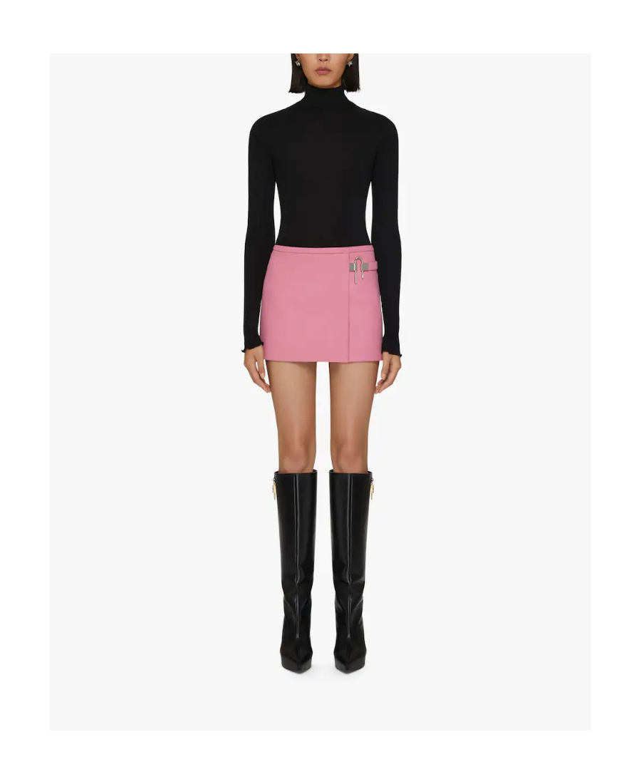 Givenchy U-lock High-waist Skirt In Pink