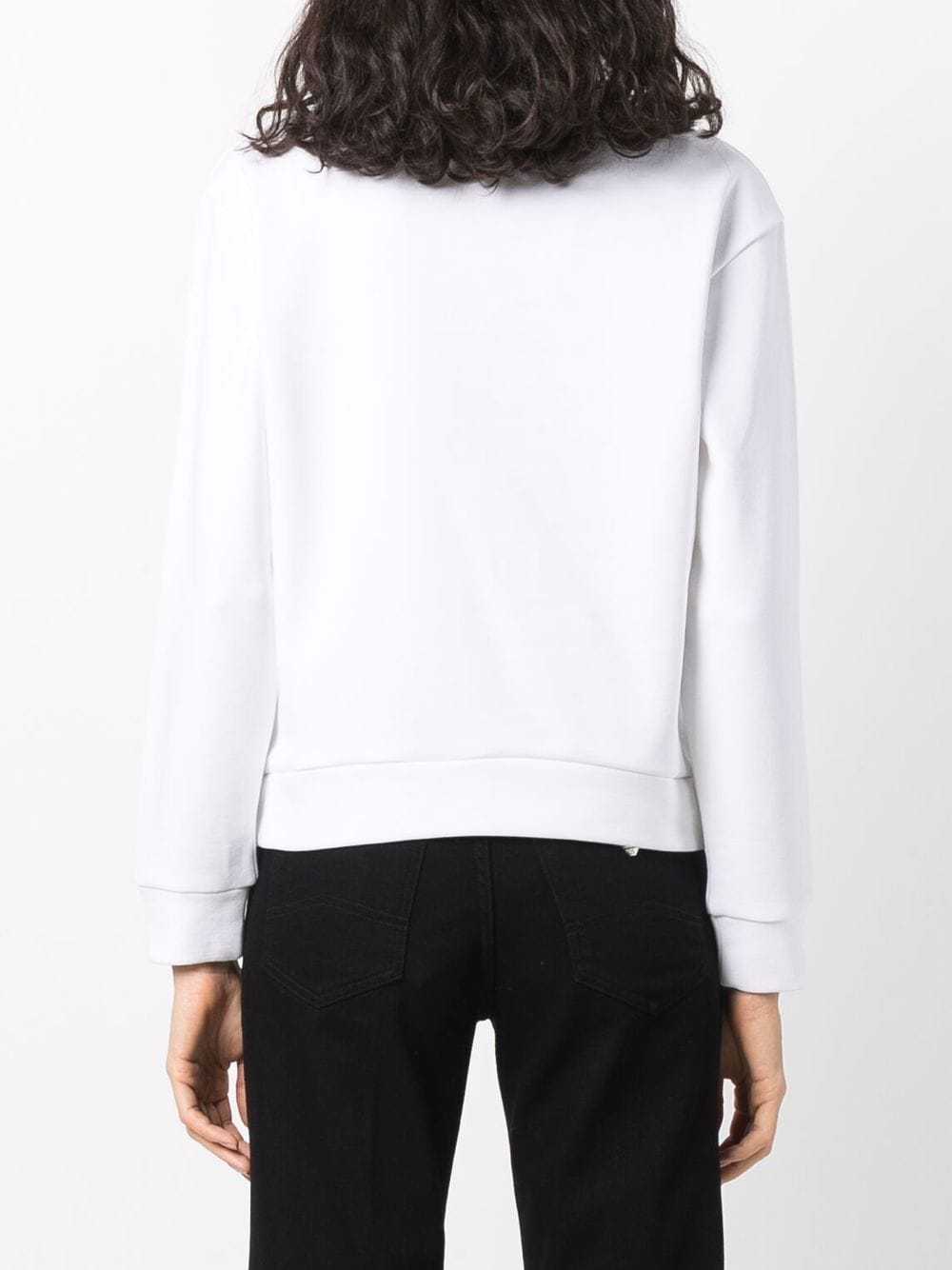 EMPORIO ARMANI FLORAL PRINT SWEATER