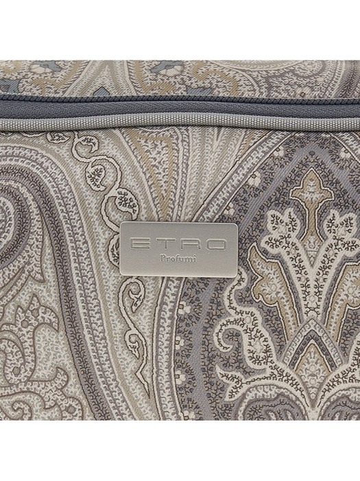 Etro Zipper Clutch In Gray