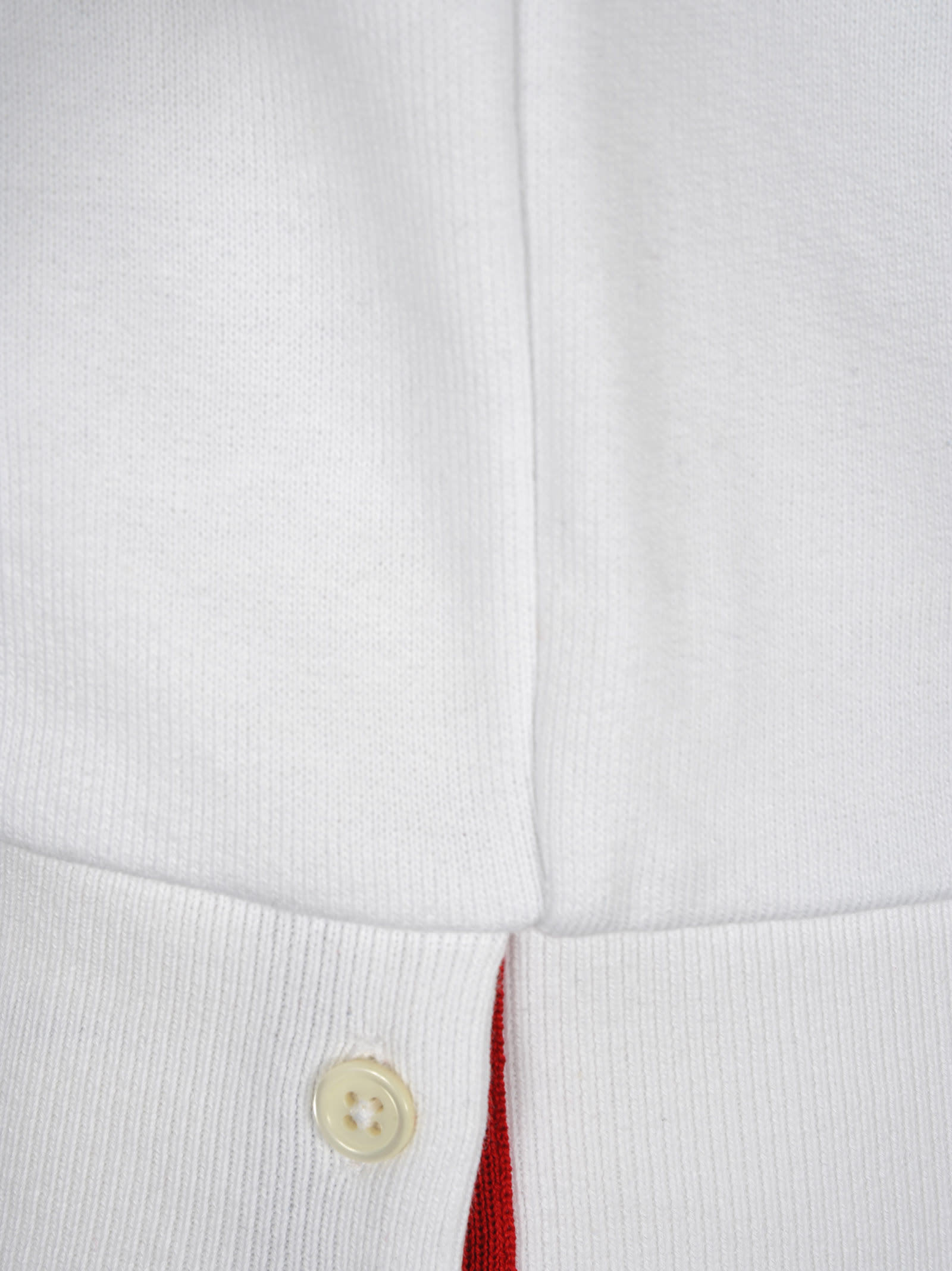Thom Browne Women's Striped Crewneck Sweatshirt In White